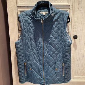 Soldier Blue Puffer vest purchased from Francesca’s. Large